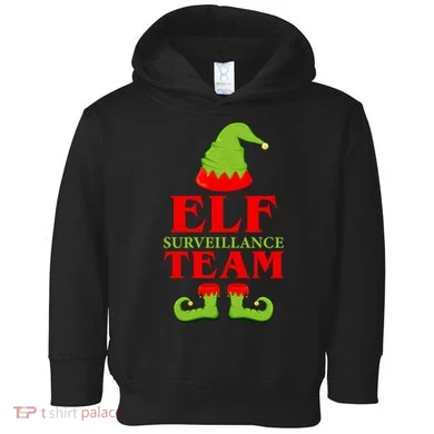 Elf Surveillance Team Toddler Hoodie
