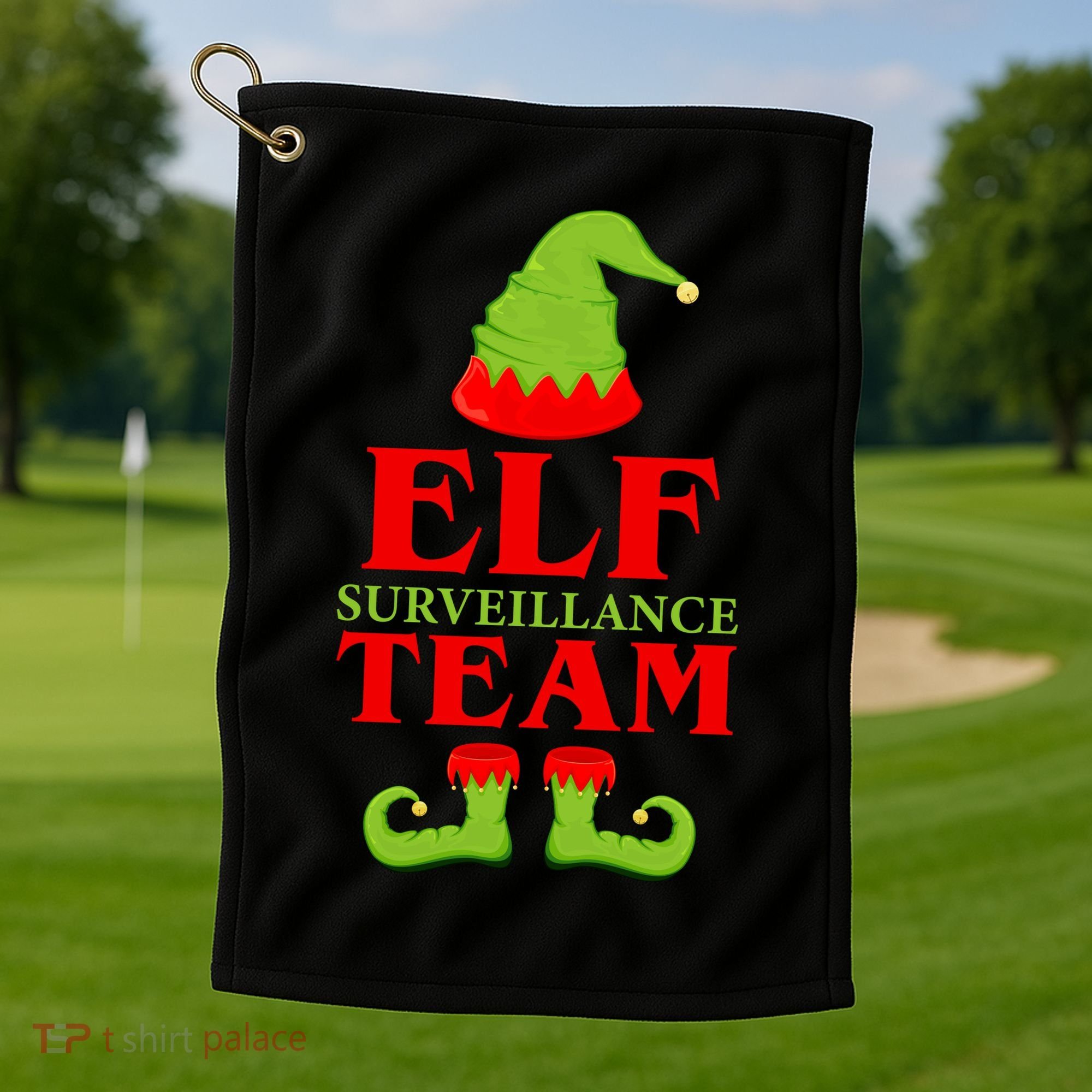 Elf Surveillance Team Golf Towel