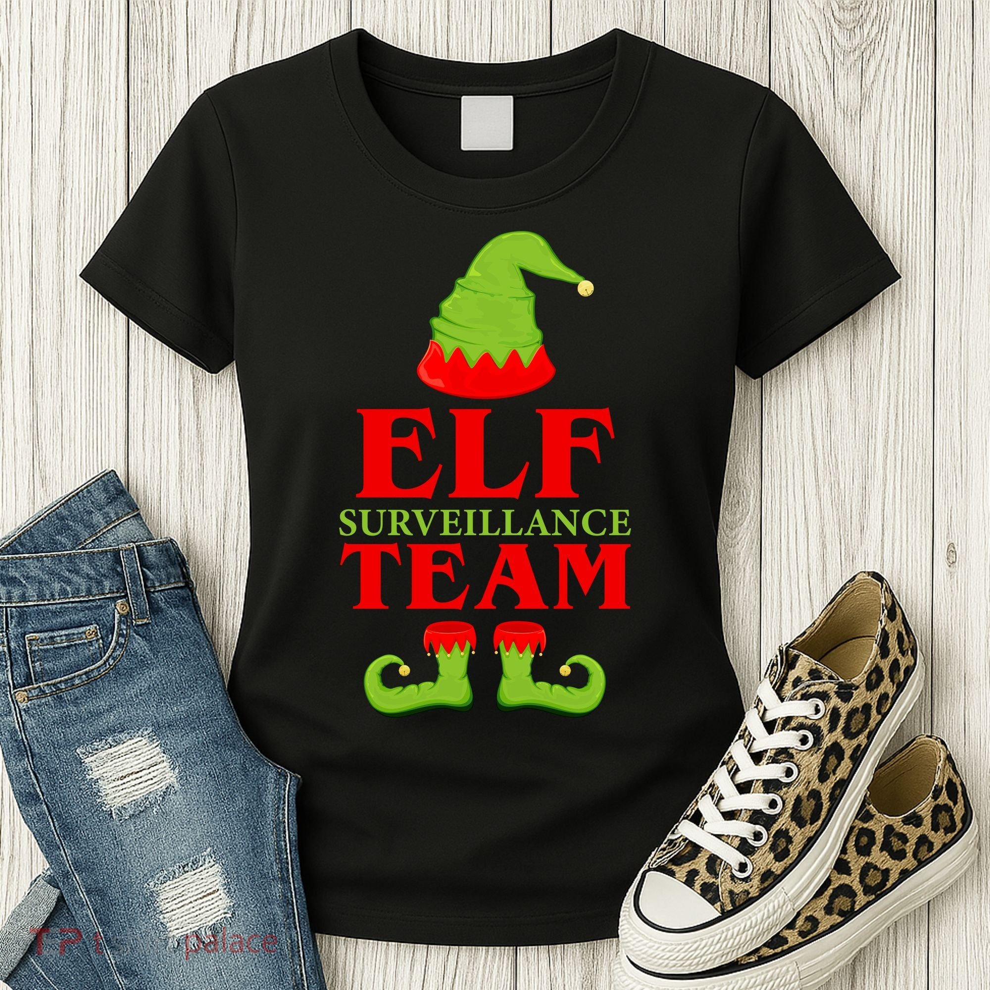 Elf Surveillance Team Women's T-Shirt
