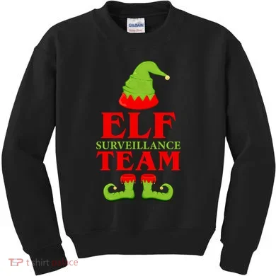 Elf Surveillance Team Kids Sweatshirt