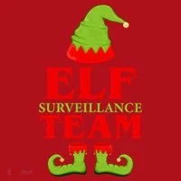 Elf Surveillance Team Christmas Stocking thumb 1