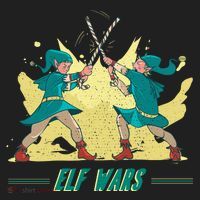 Elf Wars Funny Christmas Women's Sweatshirt thumb 2