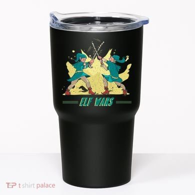 Elf Wars Funny Christmas Tumbler
