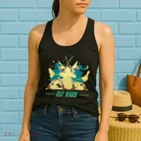 Elf Wars Funny Christmas Women's Tank Top thumb 2