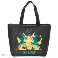 Elf Wars Funny Christmas Tote Bag thumb 0