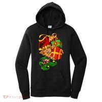 Elf With Stack Of Gifts Women's Hoodie thumb 0