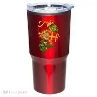 Elf With Stack Of Gifts Tumbler thumb 0