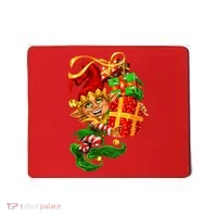 Elf With Stack Of Gifts Mousepad thumb 0