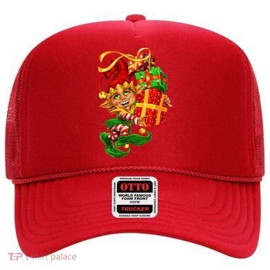 Elf With Stack Of Gifts Hat