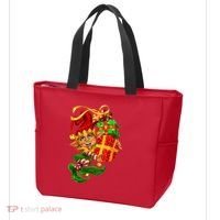 Elf With Stack Of Gifts Tote Bag thumb 3