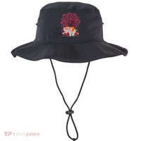 Elephant Lover Heart Tree Indian Elephant Valentine's Day Gift Bucket Hat thumb 0