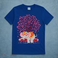Elephant Lover Heart Tree Indian Elephant Valentine's Day Gift T-Shirt thumb 5