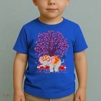 Elephant Lover Heart Tree Indian Elephant Valentine's Day Gift Toddler T-Shirt thumb 2