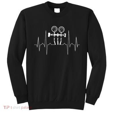 EKG Line Heartbeat HVAC Technician HVAC Tech Sweatshirt