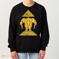 Erawan Laos Kingdom Three Headed Elephant Women's Sweatshirt thumb 0