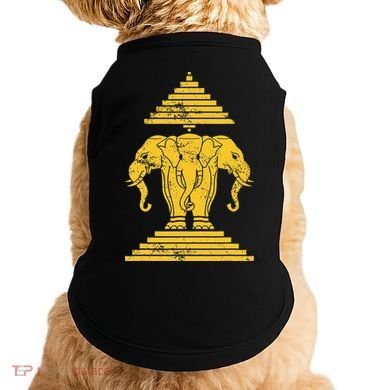 Erawan Laos Kingdom Three Headed Elephant Doggie Tank