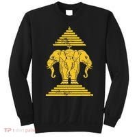 Erawan Laos Kingdom Three Headed Elephant Sweatshirt thumb 0