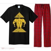 Erawan Laos Kingdom Three Headed Elephant Pajama Set thumb 0