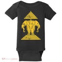 Erawan Laos Kingdom Three Headed Elephant Baby Bodysuit thumb 0