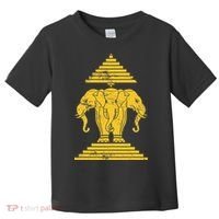 Erawan Laos Kingdom Three Headed Elephant Toddler T-Shirt thumb 0