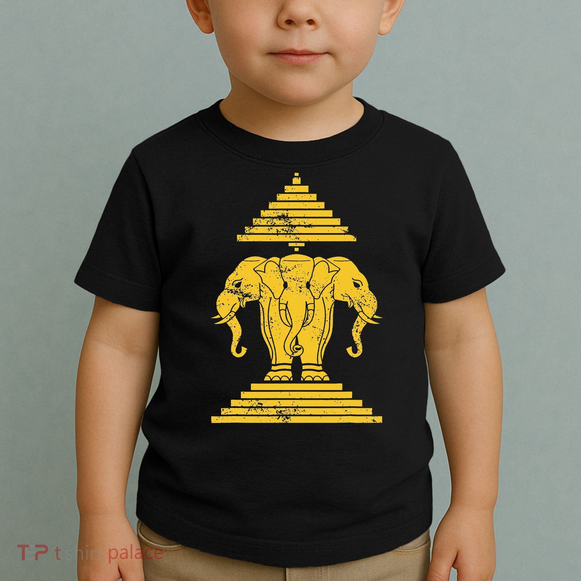 Erawan Laos Kingdom Three Headed Elephant Toddler T-Shirt