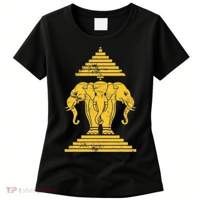 Erawan Laos Kingdom Three Headed Elephant Women's T-Shirt
