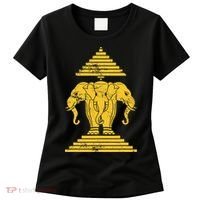 Erawan Laos Kingdom Three Headed Elephant Women's T-Shirt thumb 0