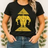 Erawan Laos Kingdom Three Headed Elephant Women's T-Shirt thumb 2