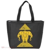 Erawan Laos Kingdom Three Headed Elephant Tote Bag thumb 0