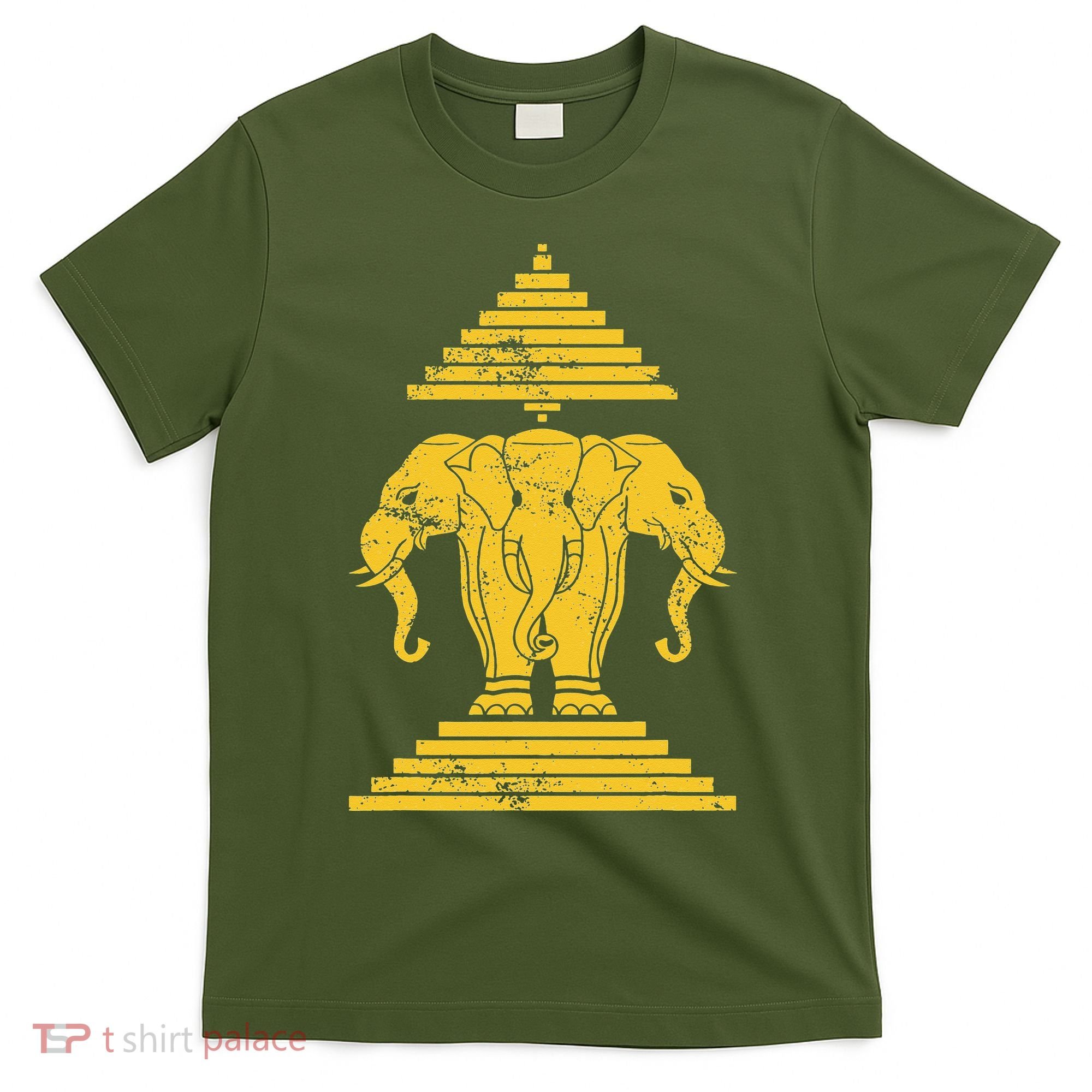 Erawan Laos Kingdom Three Headed Elephant T-Shirt