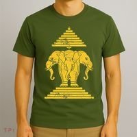 Erawan Laos Kingdom Three Headed Elephant T-Shirt thumb 3