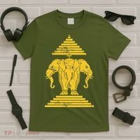 Erawan Laos Kingdom Three Headed Elephant T-Shirt thumb 5