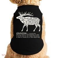 Elkoholism Elk Hunting Doggie Tank thumb 0