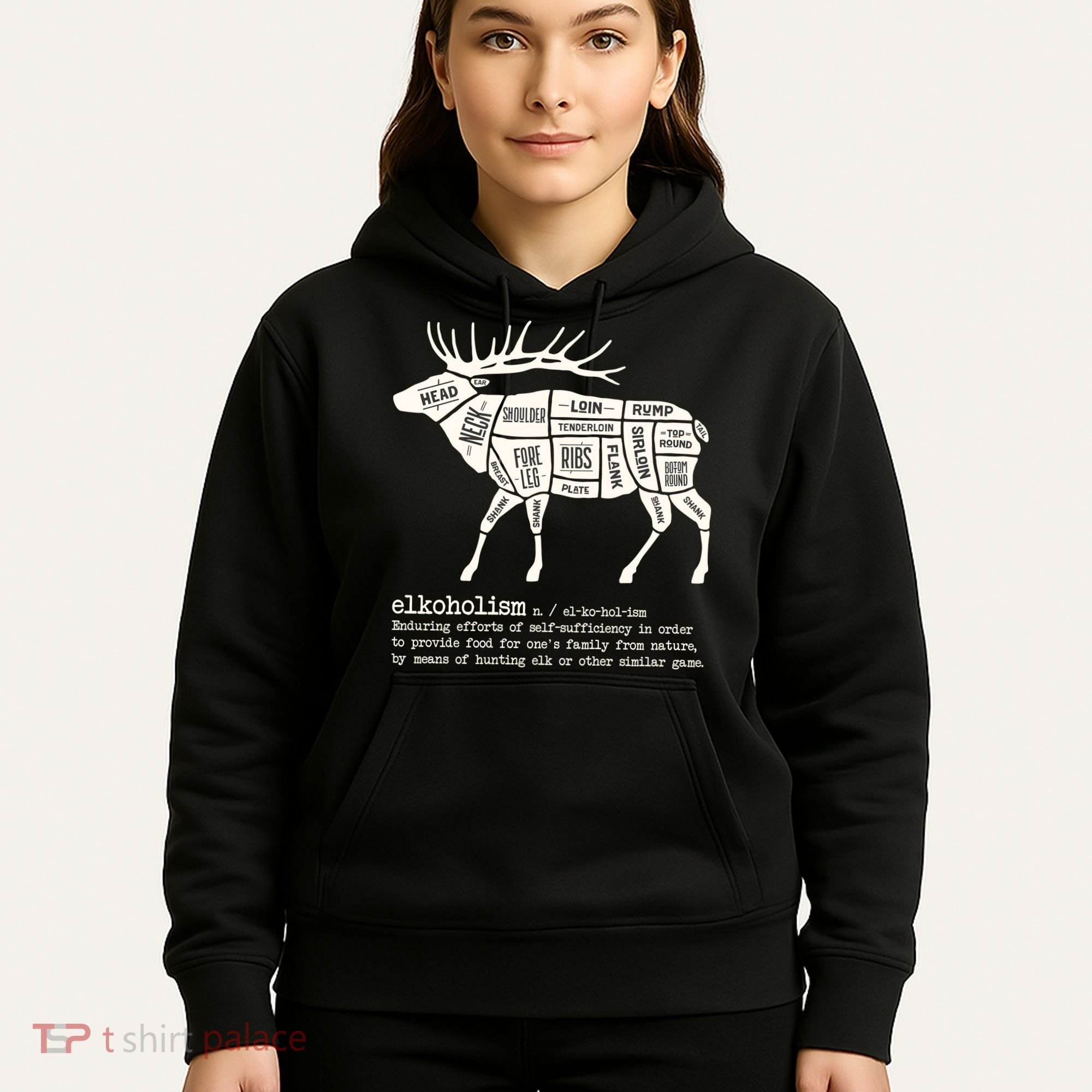 Elkoholism Elk Hunting Hoodie