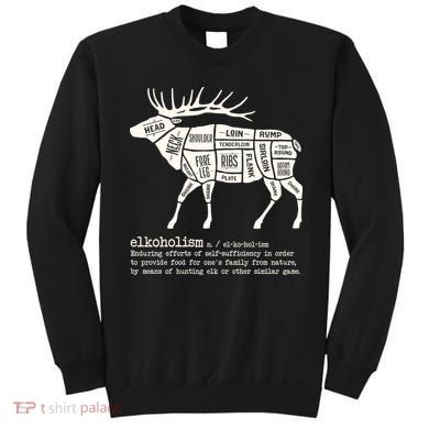Elkoholism Elk Hunting Sweatshirt