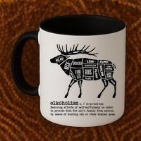 Elkoholism Elk Hunting Coffee Mug thumb 2