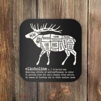 Elkoholism Elk Hunting Coaster thumb 0