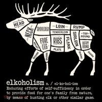 Elkoholism Elk Hunting Coaster thumb 2