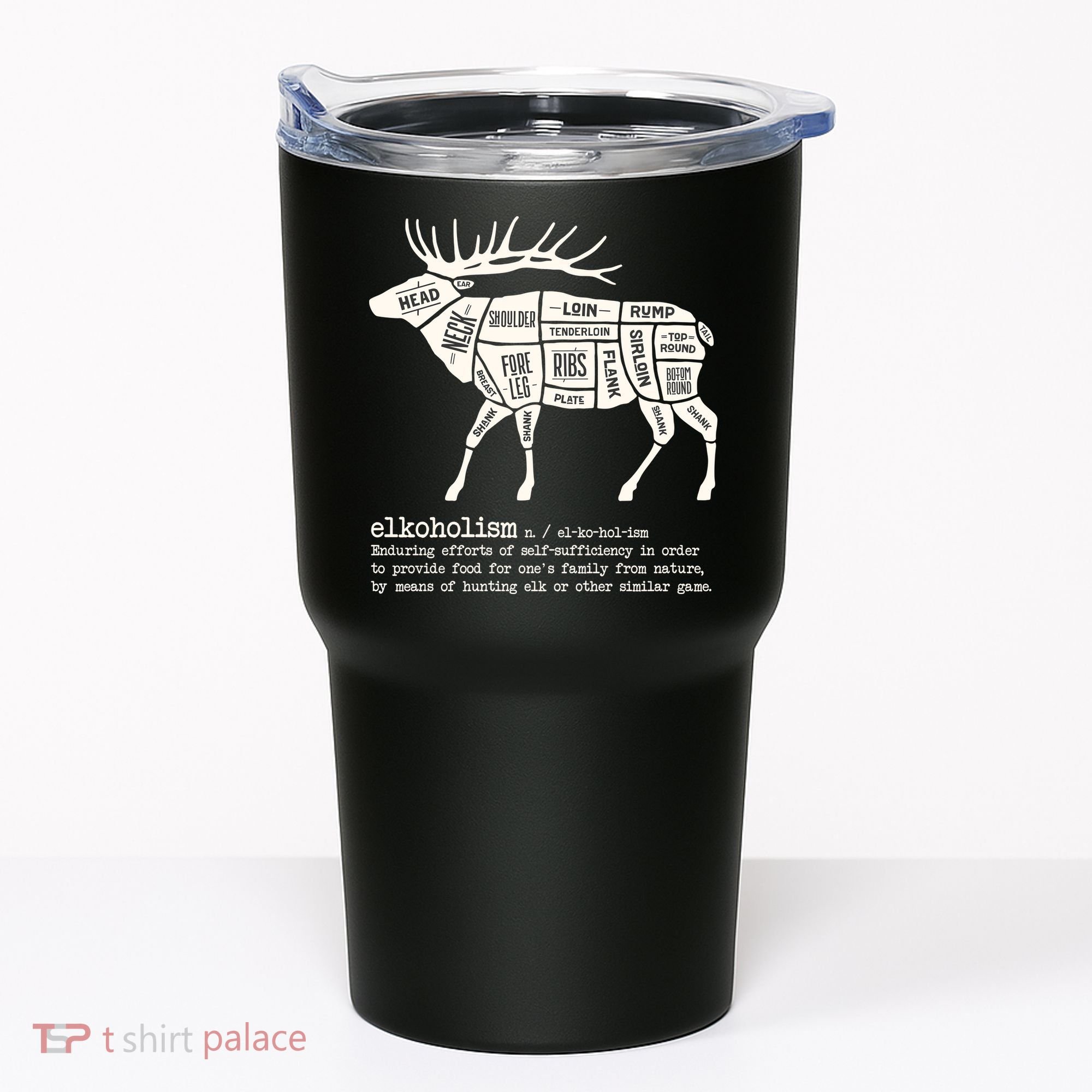 Elkoholism Elk Hunting Tumbler