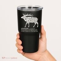 Elkoholism Elk Hunting Tumbler thumb 2