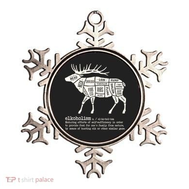Elkoholism Elk Hunting Ornament