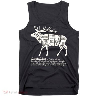 Elkoholism Elk Hunting Tank Top