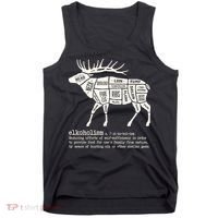 Elkoholism Elk Hunting Tank Top thumb 0