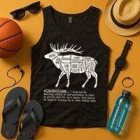 Elkoholism Elk Hunting Tank Top thumb 4