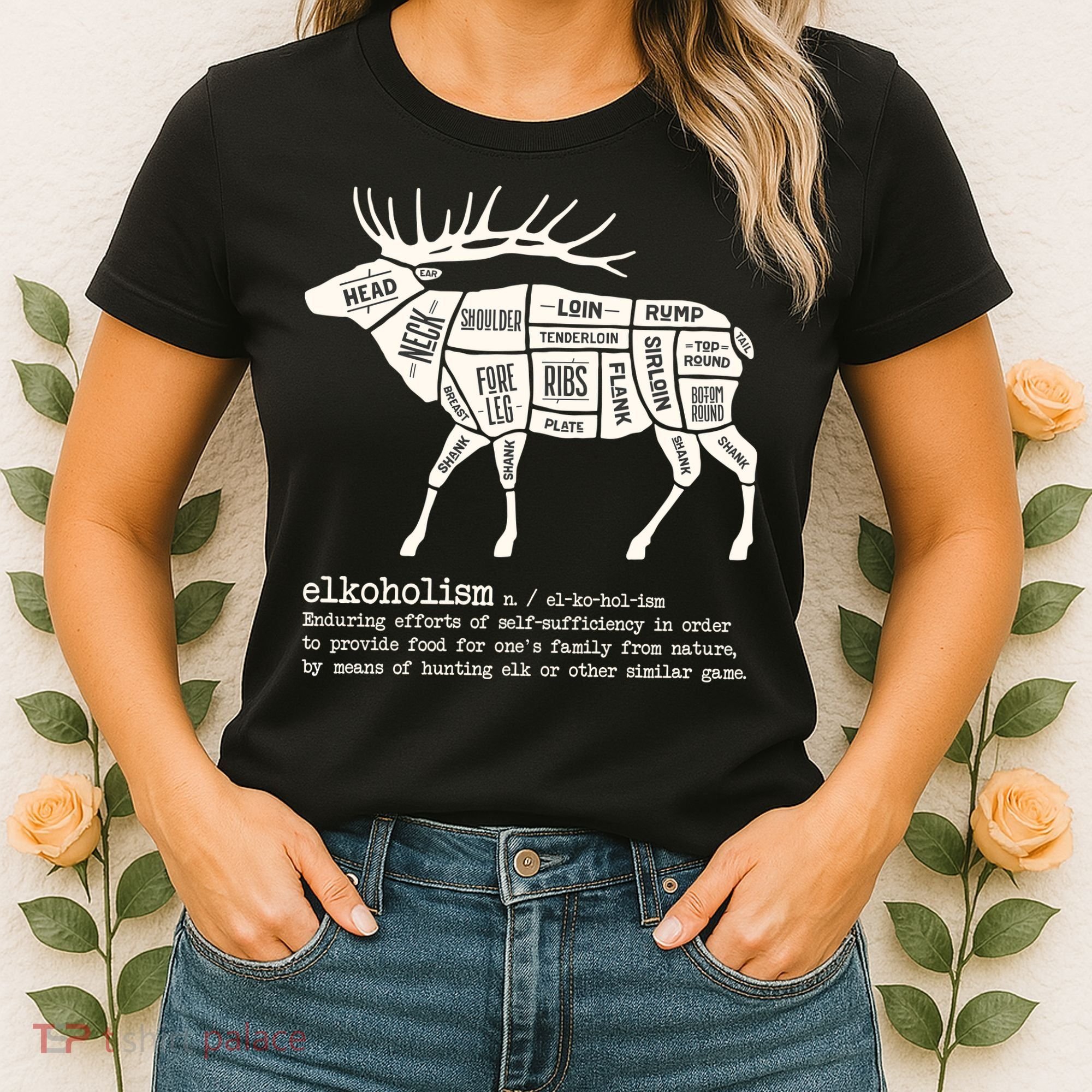 Elkoholism Elk Hunting Women's T-Shirt