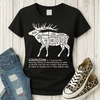 Elkoholism Elk Hunting Women's T-Shirt thumb 3