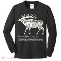 Elkoholism Elk Hunting Kids Long Sleeve Shirt thumb 0