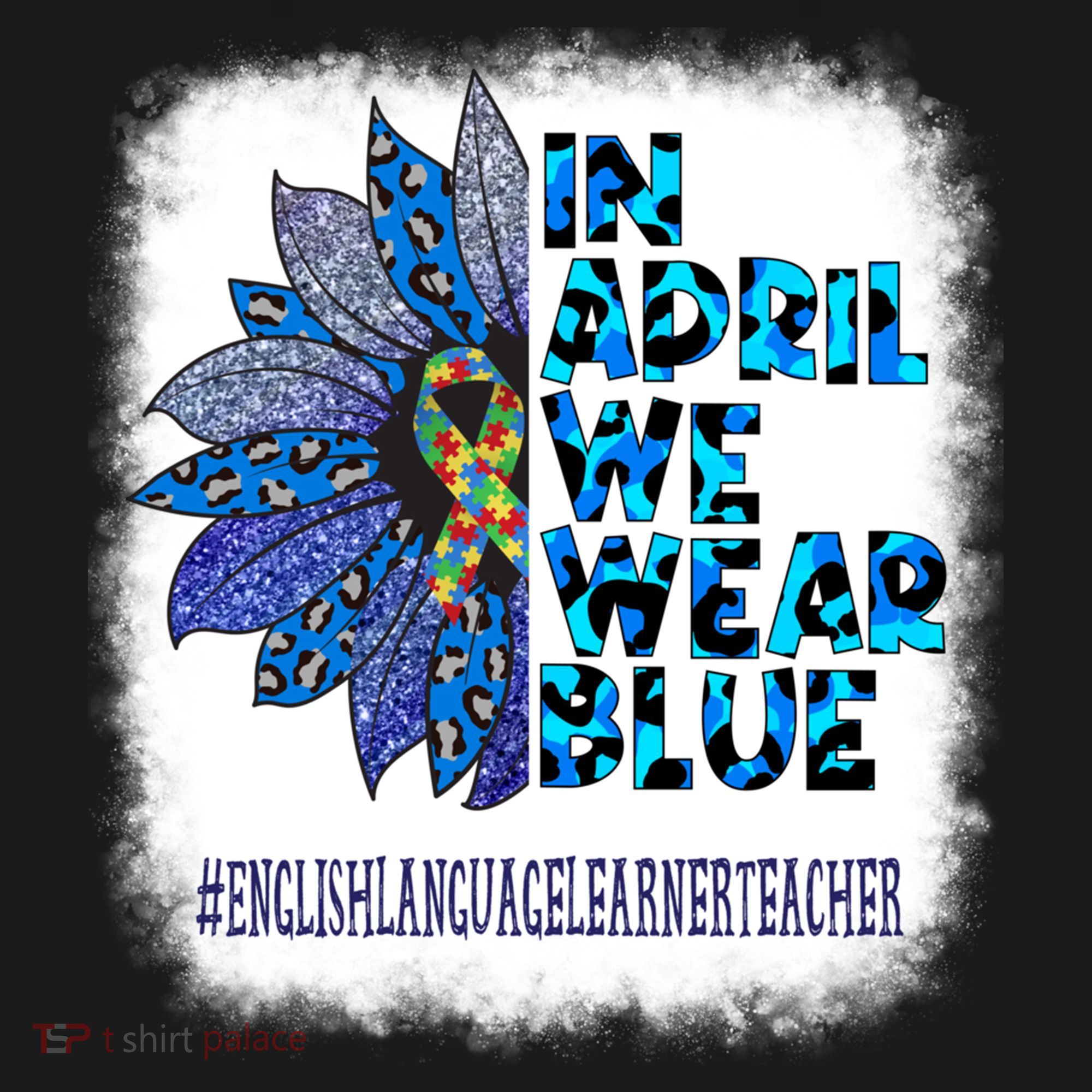 English Language Learner Teacher In April We Wear Blue Gift Bucket Hat