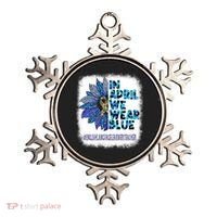 English Language Learner Teacher In April We Wear Blue Gift Ornament thumb 0