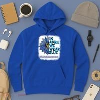 English Language Learner Teacher In April We Wear Blue Gift Hoodie thumb 3